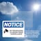 Signmission No Trespassing 24-Hour Video OSHA Notice Sign, Plastic, 14in W x 10in L, 2PK OS-2PACK-NS-P-1014-L-14904 - alternate 5